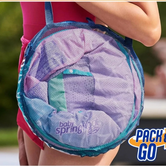 SwimWays Premium Baby Spring Float Sun‎ Canopy Inflatable Pool Float - Picture 5 of 5